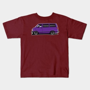 1994 Dodge Van Purple Kids T-Shirt